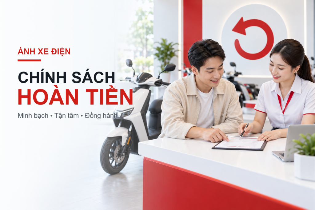 Chính Sách Hoàn Tiền Khi Mua Xe Điện Tại Ánh Xe Điện
